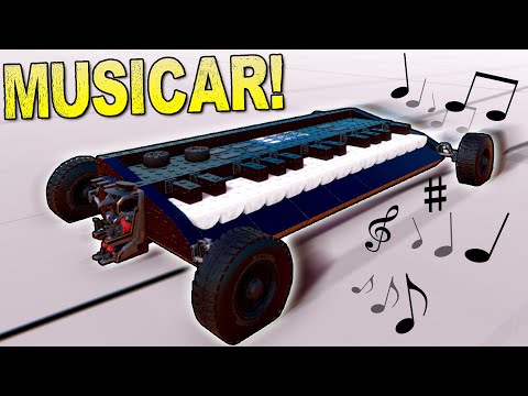 I Built a Keyboard Car, and It Actually Plays Music!  - Trailmakers Gameplay