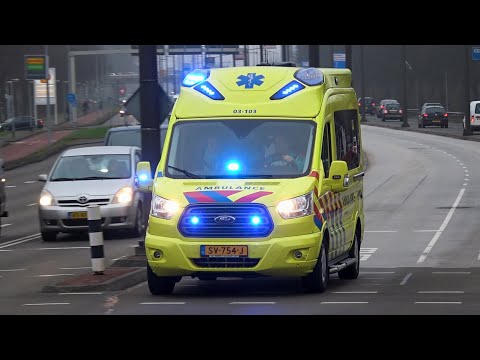 A1, Novaris XL Ambulance 03-103 Assen naar het UMCG