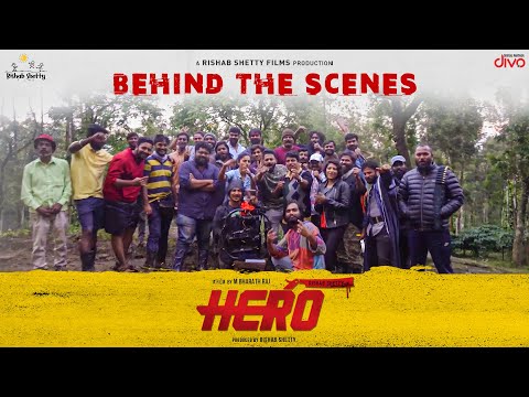 HERO - Behind The Scenes | Rishab Shetty | Ganavi Laxman | Pramod Shetty | M Bharath Raj — Hero