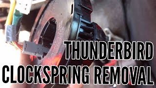 Ford Thunderbird How to Replace Clockspring; B1932 Airbag Light On