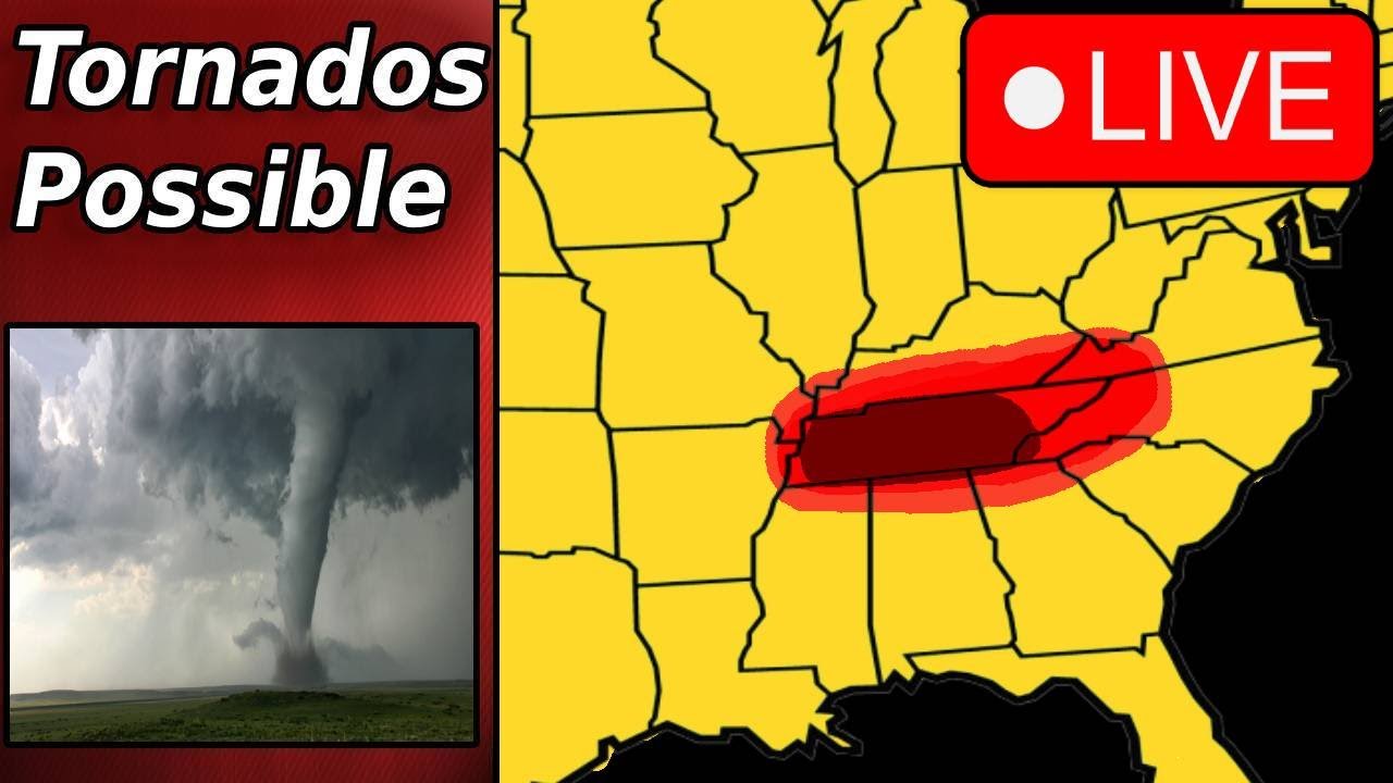 🔴Tennessee Slight Risk. Tornado Warnings Issued Live! 2/6/25🔴