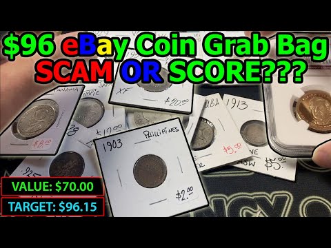 I Buy A $96 eBay Coin Grab Bag So You Don't Have To: Scam or Score???
