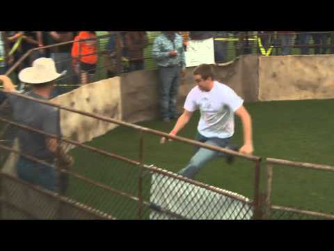 2012 Wild Hog Catching - Wrestling World Championship - Sabinal, Texas - Andrew and Cade