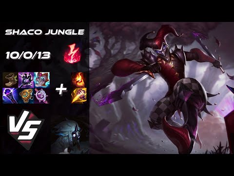 JUNGLE Shaco vs Kindred - EU Grandmaster Patch 14.23