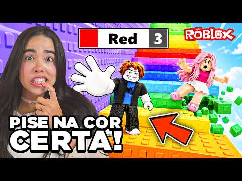A MISSÃO É SOBREVIVER NESSA TORRE COLORIDA NO ROBLOX