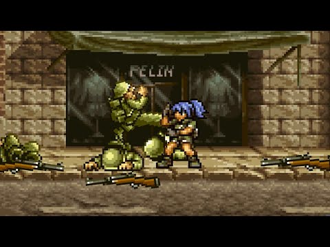 Metal Slug Short Animation Leona Epic Fight // Pivot Animator
