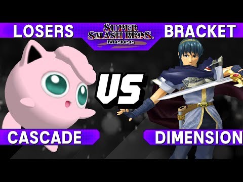 Smash Melee - Cascade (Puff) vs Dimension (Marth) - S@LT 136 Losers Bracket