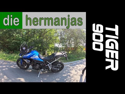 Triumph Tiger 900 GT Pro test drive by Tanja