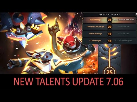 7.06 PATCH UPDATE Dota 2 | NEW IMBA TALENTS !!