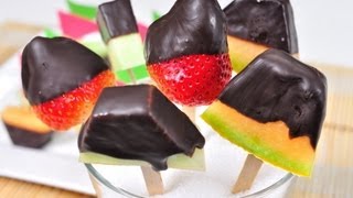 ผลไม้จุ่มช็อคโกแลต Pop Up Fruits