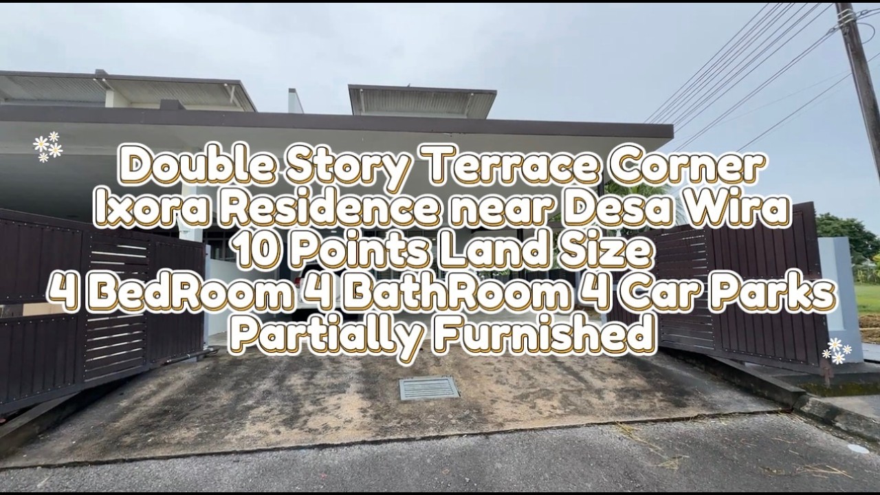 20260329 Double Storey Terrace Corner at Ixora Residence Batu Kawa 4 BedRoom 4 BathRoom 4 Car Parks 