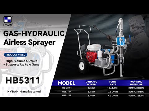 Hydraulic Airless Paint Sprayer HVBAN HB5311 | Product Details & Performance