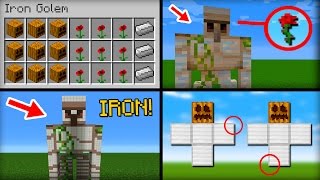 ✔ Minecraft: 20 Things You Didn&#39;t Know About the Iron Golem