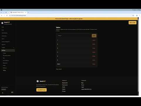 QuickKOT POS Demo Video