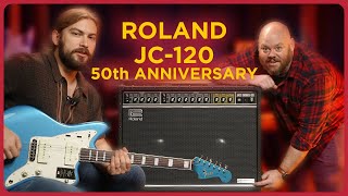 Video thumbnail for Roland Jazz Chorus JC-120 50th Anniversary Amplifier: The King of Solid State! by Alamo Music Center