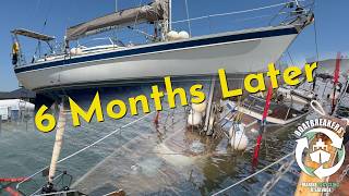 Sunken Hallberg-Rassy 42: Full Walkthrough 6 Months Post Salvage