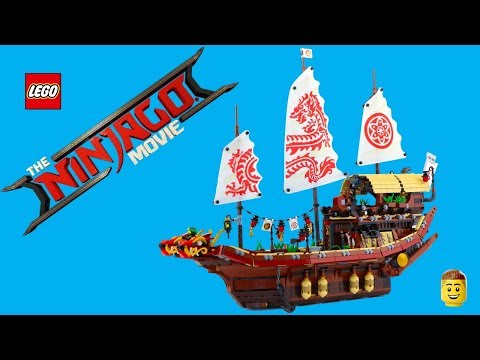 4K - LEGO Ninjago Movie Destiny's Bounty Speed ​​Build - Set 70618
