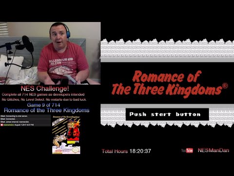 009 Romance of the Three Kingdoms - Part 1 -  The NES Challenge - NES Man Dan