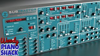 Video thumbnail for REASON SUBTRACTOR is a Classic Vintage Software Synth by Woody Piano Shack