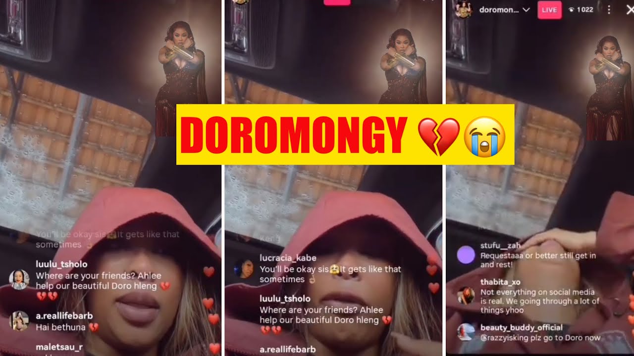 Doromongy Crying Hysterically On Insta Live & All Her Baddie Friends Are Not Taking Her Seriously