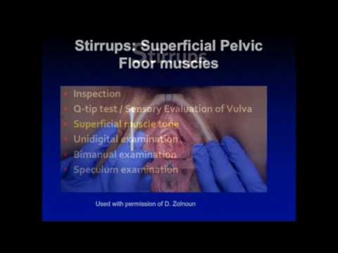 Female Pelvic Pain Examination - Stirrups