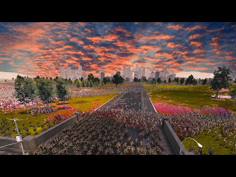 Elite Hazmat Units VS 3.5 Million Mutants! Searching for a Cure? ULTIMATE EPIC BATTLE SIMULATOR 2