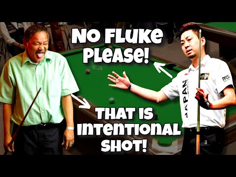 Naoyuki Almost Fell on His Chair on Efren Reyes Fluke Shot at the 2016 Asian 9-Ball Tour Finals
