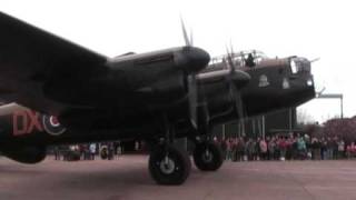 preview picture of video 'Lancaster NX611 Just Jane 5th April 2010'