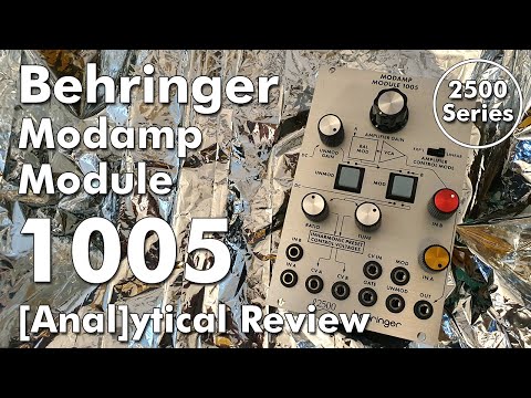 Behringer 1005 Modamp Review Arp 2500  Ring Modulator and VCA Module by Penishead [direct sound]
