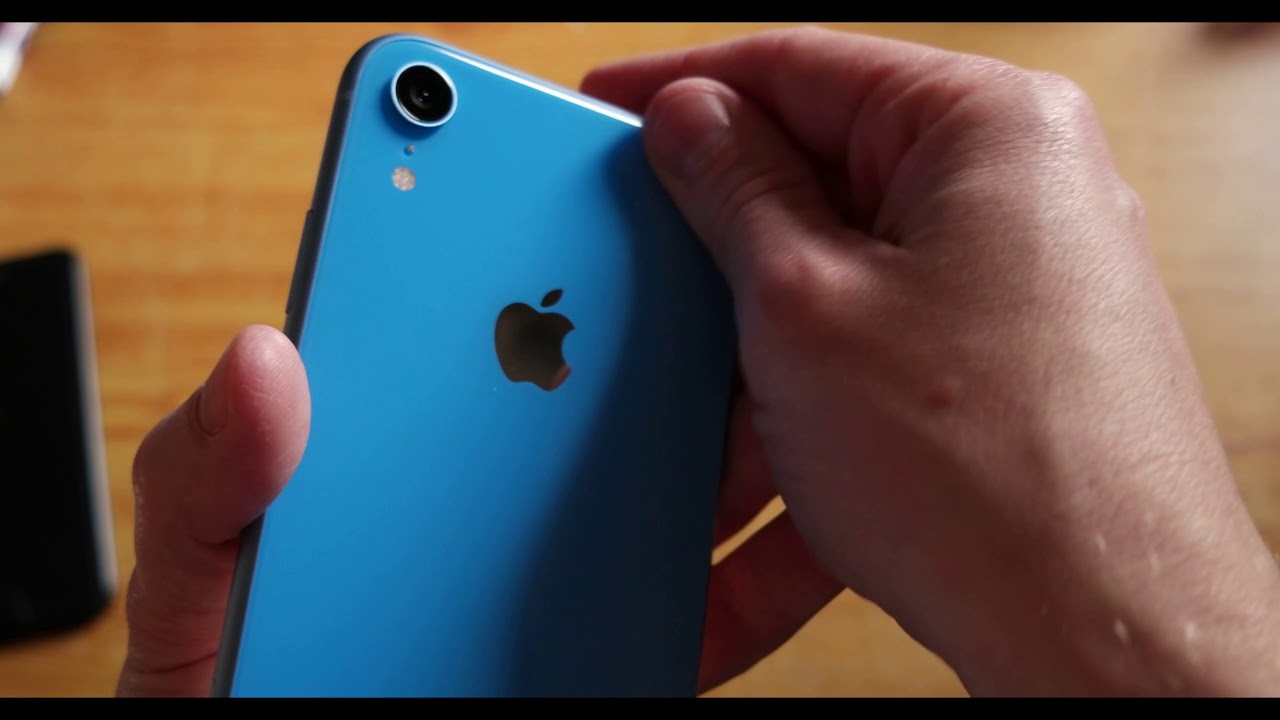 Déballage de l'iPhone Xr Bleu