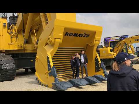 Komatsu PC4000 Shovel - Liebherr R9200E - Caterpillar D11T - Hitachi EX2600 At Bauma 2019