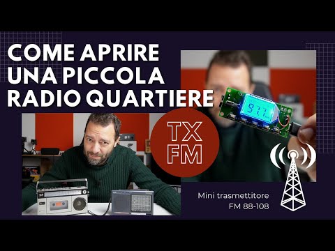 , title : 'Come aprire una piccola stazione radio FM. Radio quartiere con un mini trasmettitore FM | Euro Gala'