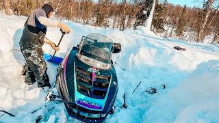 Digging Out Solo...Remote Alaska Cabin Trip Didn't Go as Planned