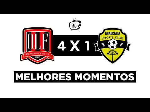 Melhores momentos de OLF 4 x 1 Araucária