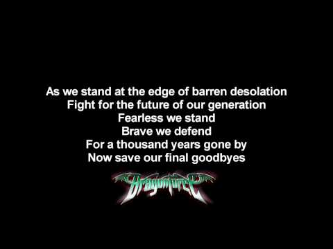 DragonForce - Last Man Stands | Lyrics on screen | HD