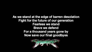 DragonForce - Last Man Stands | Lyrics on screen | HD