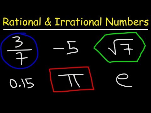 Rational and Irrational Numbers Video