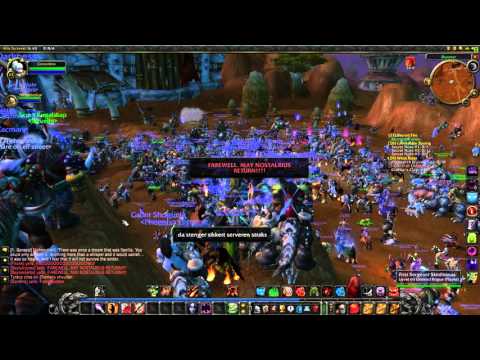 The final moments of Nostalrius Begins Horde