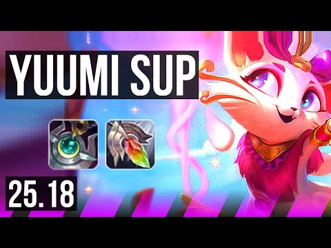 YUUMI & Sivir vs SORAKA & Jhin (SUP) | 1/0/16 | KR Master | 25.18