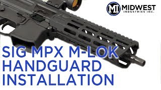 Video: Midwest Sig Sauer MPX 10.5 M-LOK 267mm Handguard