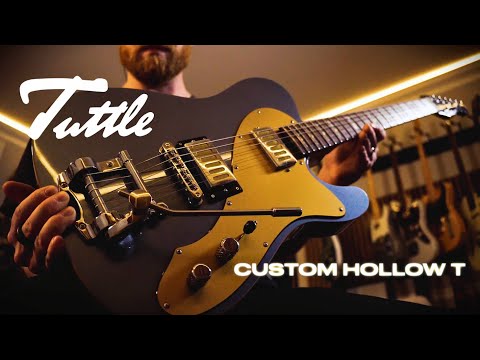 Punchy Mids and Soft Highs | Custom Hollow T (Tuttle Guitars) - Guitar Demo