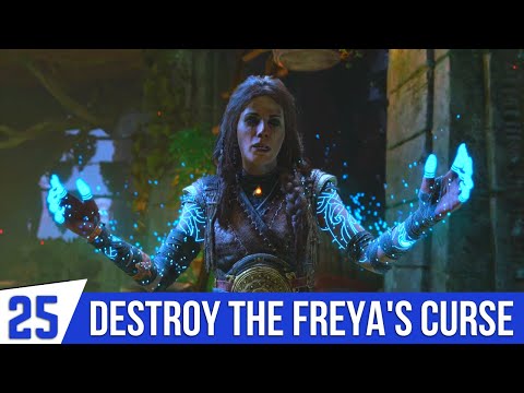 GOD OF WAR RAGNAROK Gameplay Part 25 - Locate The Source of Freya's Curse | Nidhogg Boss Fight