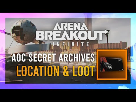 AOC Secret Archives Keycard | Location + LOOT Guide | Arena Breakout: Infinite | Airport Keys