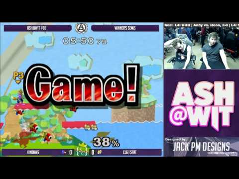 CLG | SFAT (Fox) vs Hindawg (Falco) - ASH@WIT #88 Melee Winner's Semis