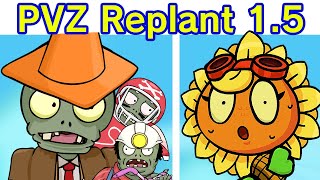 Friday Night Funkin&#39; VS Plants vs Zombies Replanted 1.5 FULL WEEK 1 DEMO (FNF Mod/Hard) (PVZ Heroes)