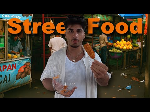 $1 Street Food Feast in Kuta, Lombok (OVEREATING)