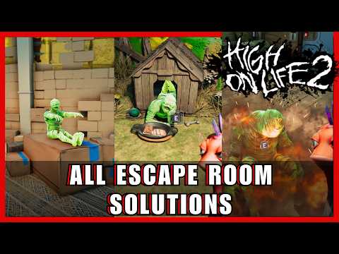 High on Life 2 Escape Room Solutions (All 3 Escape Rooms Guide) | Twilly's No Escape?!