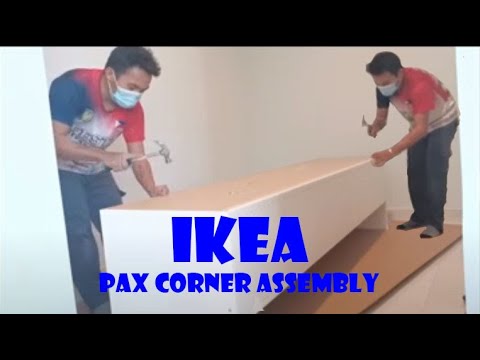 IKEA Pax Corner Wardrobe Assembly