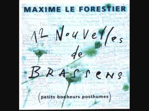 Maxime Le forestier,  Jeanne Martin, Georges Brassens