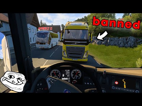 IDIOTS in Trucks #11 | Troll vs ADMIN | ETS2MP - FUNNY MOMENTS